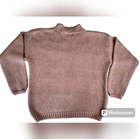 Vintage 80's Maggie Lawrence Sport Pink Sweater Sz. M - Picture 6 of 6